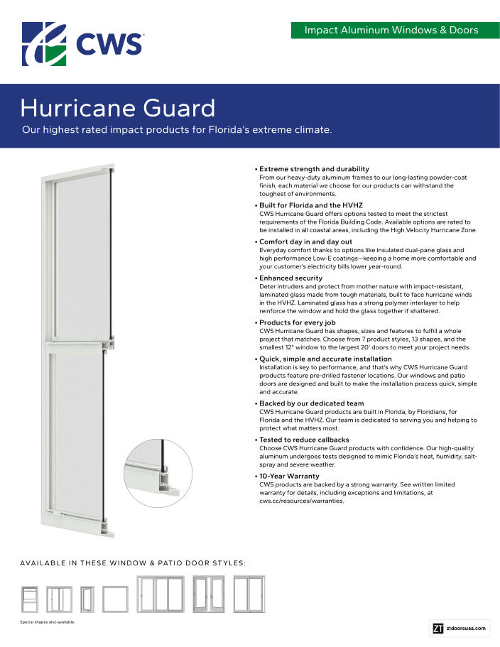 Aluminum Impact Spec Sheet cover